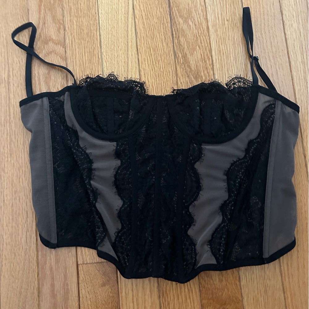Urban outfitters black corset